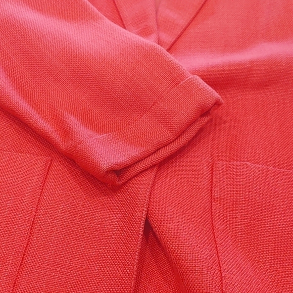 Nordstrom Petite Focus Hot Pink Blazer Size Small - Picture 5 of 5